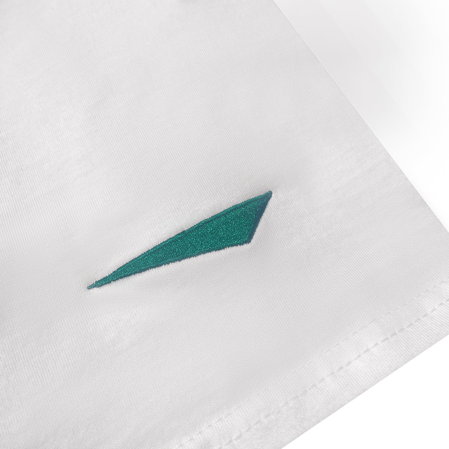 SE WHITE TSHIRT GREEN LOGO