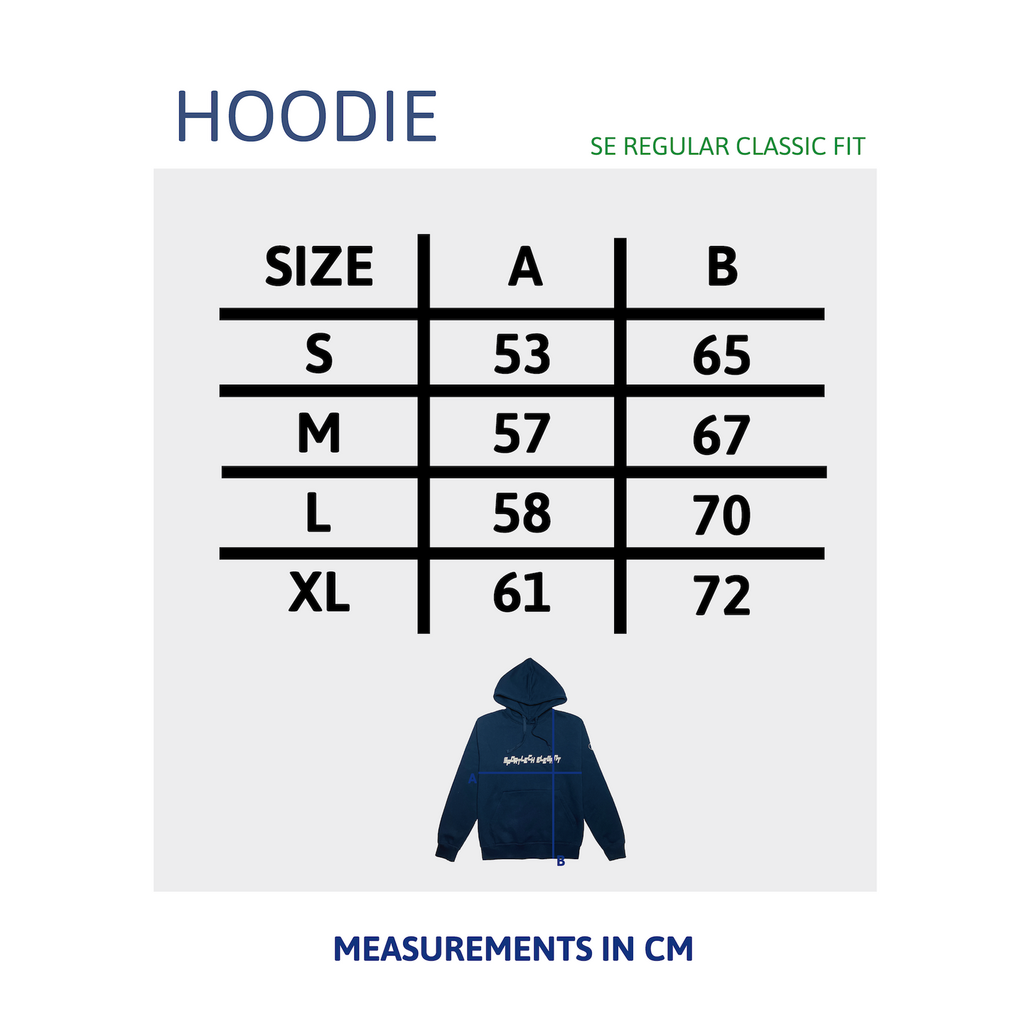 SE NAVY HOODIE