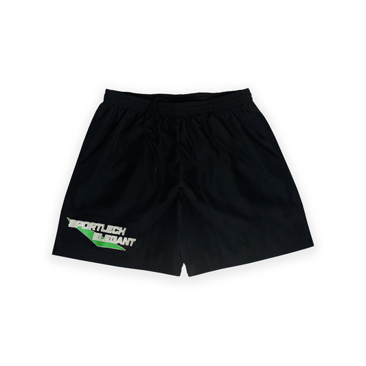 GREEN LOGO SWIM SHORTS