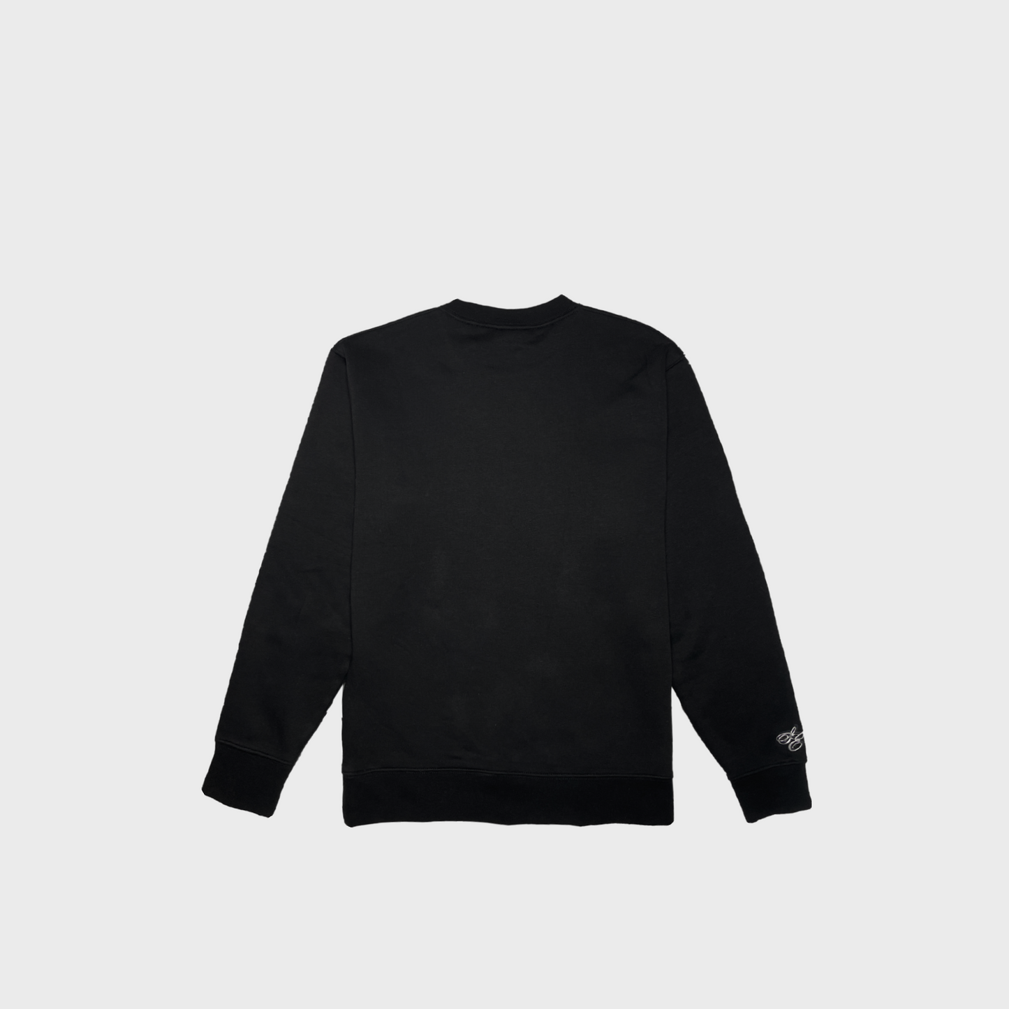 SE BLACK BASIC CREWNECK