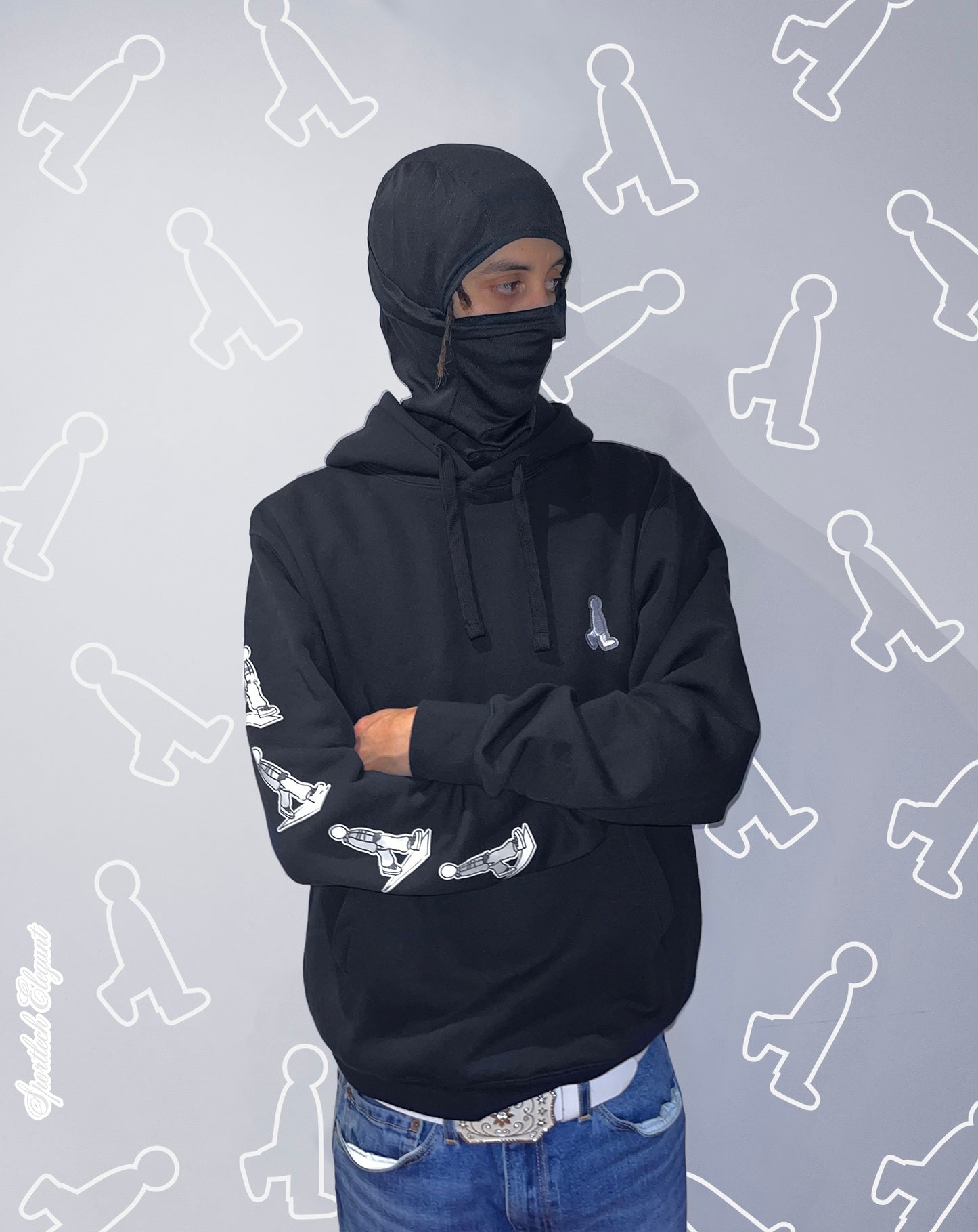 SE ARM PRINT HOODIE